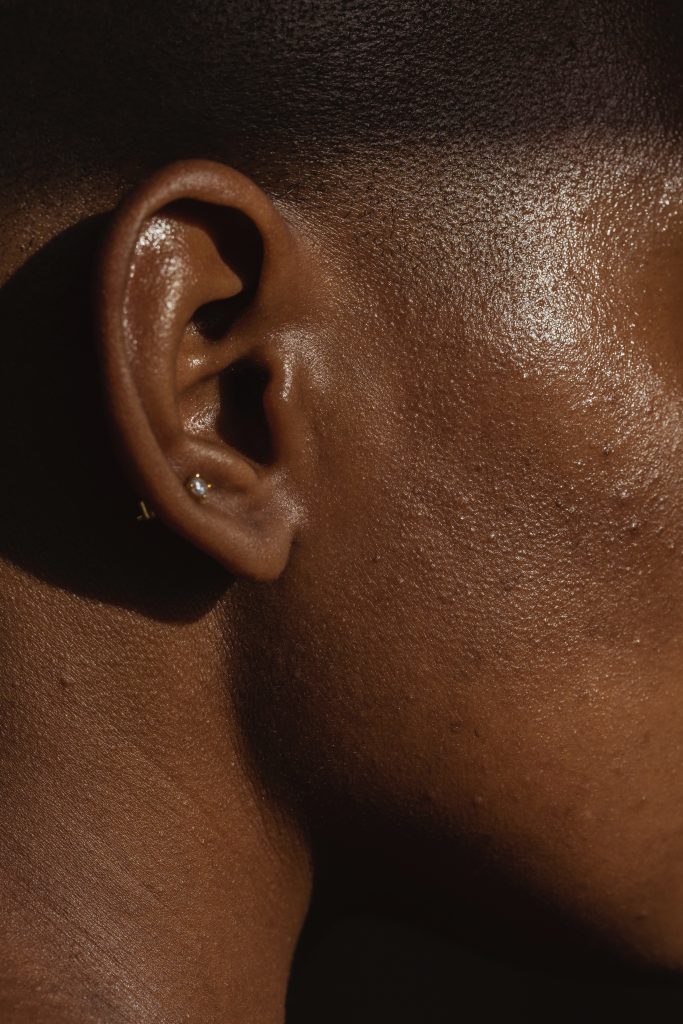 black woman with piercing