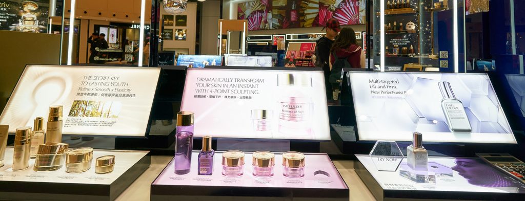 Estee lauder display