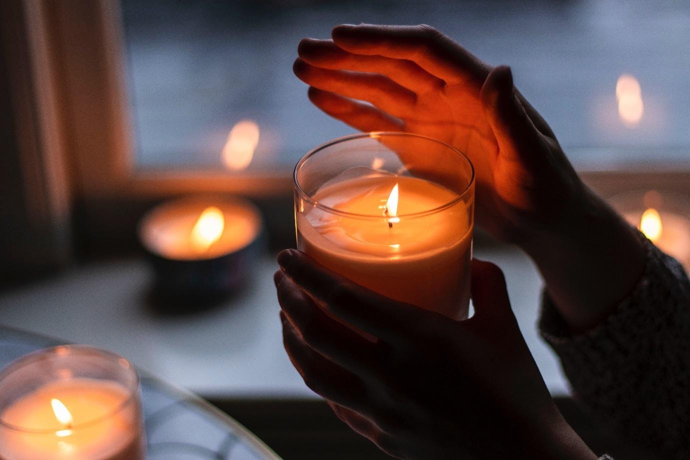 Peaceful Lavender Tallow and Beeswax Candle