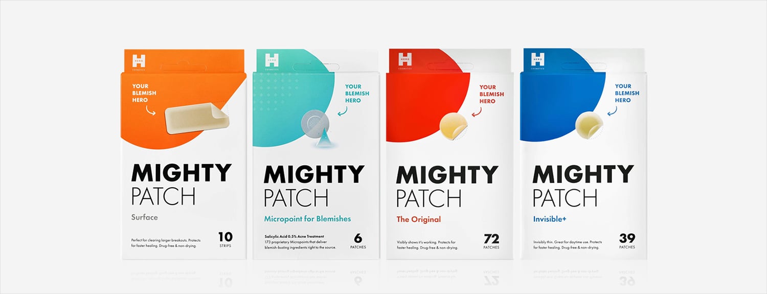 Hero Cosmetics' Mighty Patch Micropoint For Blemishes Patches Combine  Microneedling & Acne Care
