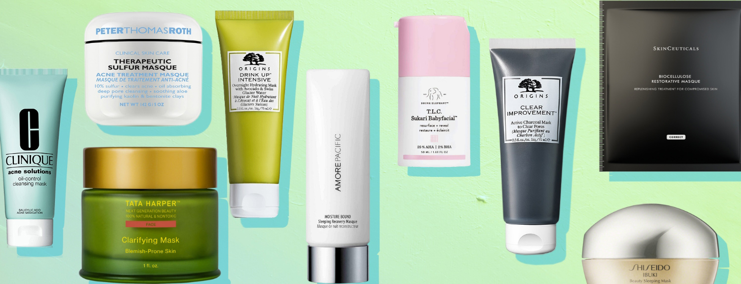 face masks target skincare